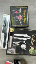 Prosecco glazen/cocktail set/rvs berghoff mes, Ophalen, Nieuw