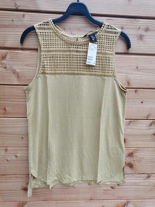 H&M top mt. S, Kleding | Dames, Tops, Nieuw, Maat 36 (S), Overige kleuren, Zonder mouw, Verzenden