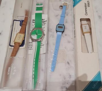 Vintage 4 dames horloges uit de jaren 80 beschikbaar voor biedingen