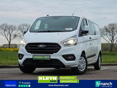 FORD TRANSIT CUSTOM l2h1 dubbel cabine !, Auto's, Bestelauto's, Bedrijf, Te koop, ABS, Airconditioning, Cruise Control, Elektrische buitenspiegels