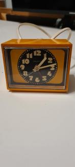 Oranje jaren 70 wekker - Loopt goed!, Verzamelen, Retro, Ophalen of Verzenden