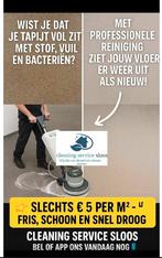 Professionele tapijtreiniging – Slechts €5 per m²!, Ophalen of Verzenden, Dweilemmer, -bak, of -wagen