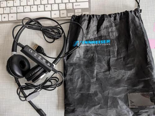 SENNHEISER USB Headphones koptelefoon met microfoon PC €15, Audio, Tv en Foto, Koptelefoons, Sennheiser, Ophalen of Verzenden