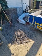Licht grijs split gratis, Tuin en Terras, Grind, Keien en Split, Ophalen, Gebruikt, Grijs, Split