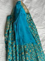 Blauwe kant en klare sari, Ophalen, Nieuw, Blauw, Overige typen