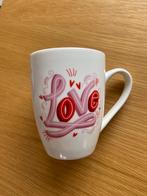 Mok 'Love' - Becky's - Niet Gebruikt, Keramiek, Ophalen of Verzenden, Zo goed als nieuw, Overige stijlen