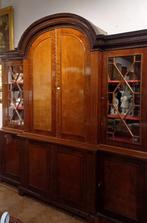 Prachtige statige vintage brocante kast antiek, Ophalen, Zo goed als nieuw, 25 tot 50 cm, Glas