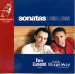FRANCK BRAHMS Sonatas CD WISPELWEY CHANNEL NIEUWSTAAT, Ophalen of Verzenden, Romantiek, Zo goed als nieuw, Kamermuziek