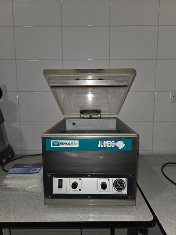 Henkelman Jumbo Vacuümmachine + Zakjes beschikbaar voor biedingen