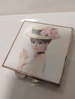 Vintage jaren zestig MCM japans make up / zak spiegeltje, Ophalen of Verzenden