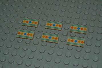 L902 Tegels 1x2 beige decoratie tegels 6 st. beschikbaar voor biedingen