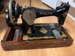 Antieke Singer Naaimachine met Koffer - Decoratief Stuk Nost, Ophalen of Verzenden