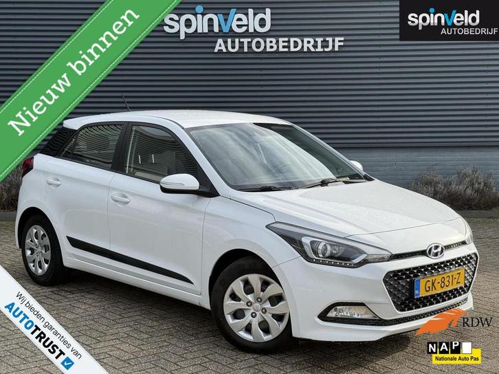 Hyundai i20 1.2 HP i-Motion Comfort BJ`15 Climate Airco Crui, Auto's, Hyundai, Bedrijf, i20, ABS, Airbags, Airconditioning, Alarm