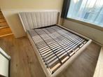 Mooi bed 200x200 met lattenbodem, Ophalen, Gebruikt, Beige, Tweepersoons