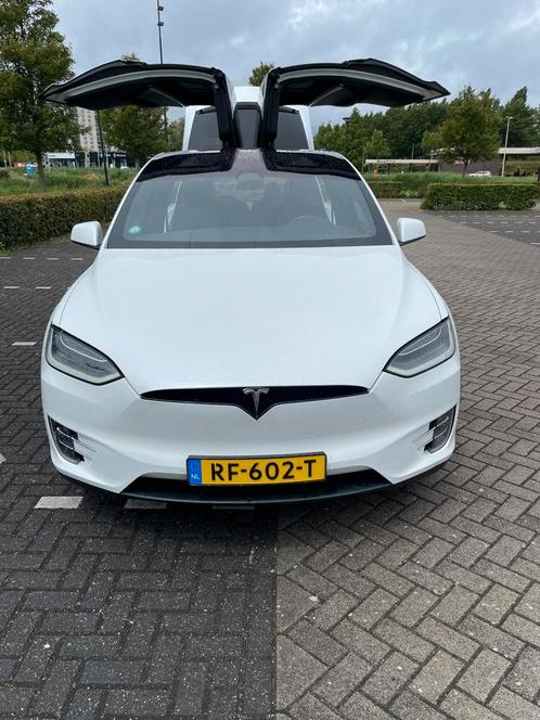 Tesla Model X 100D 2017 FSD Autopilot 6 pers., Auto's, Tesla, Particulier, Model X, 4x4, ABS, Achteruitrijcamera, Adaptieve lichten