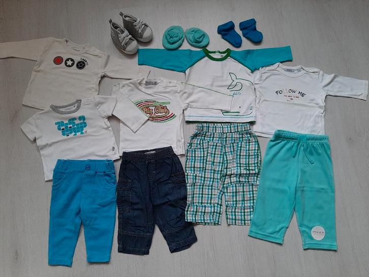 Set jongenskleding maat 62 - o.a. Noppies, Gymp, Name It, Kinderen en Baby's, Babykleding | Maat 62, Zo goed als nieuw, Jongetje
