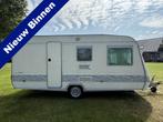 Adria Adria Unica 461 caravan uit 1998 – Compact en comple, Caravans en Kamperen, Caravans, Vast bed, Bedrijf, 750 - 1000 kg, Adria