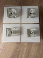 Glazen Plafondlamp met afstandsbediening, Ophalen of Verzenden, Zo goed als nieuw, Glas, Modern
