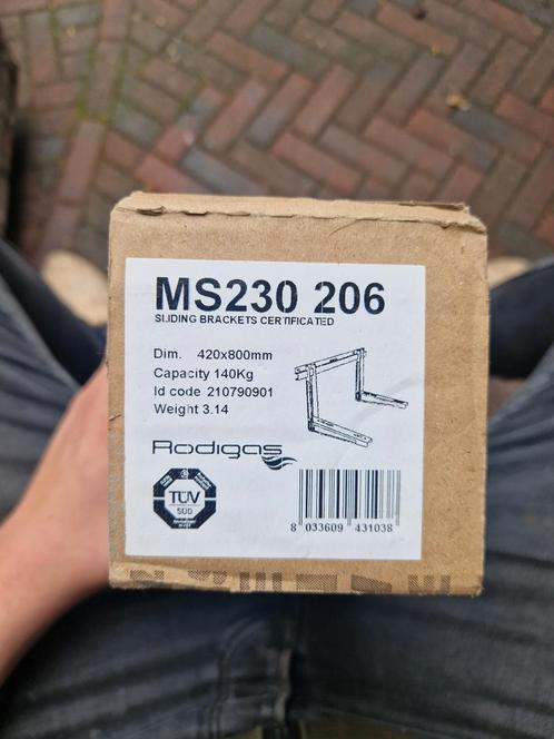 Rodigas MS230 206 schuifbeugels (nieuw in doos, Doe-het-zelf en Verbouw, IJzerwaren en Bevestigingsmiddelen, Zo goed als nieuw