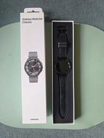 Samsung Galaxy Watch 6 Classic LTE 43mm + oplader + originel, Zwart, Ophalen of Verzenden, Zo goed als nieuw, GPS