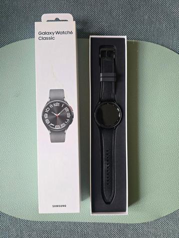 Samsung Galaxy Watch 6 Classic LTE 43mm + oplader + originel beschikbaar voor biedingen