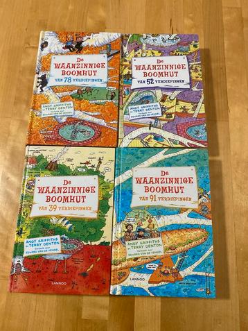 Waanzinnige Boomhut - 4 Boeken - Griffiths & Denton beschikbaar voor biedingen