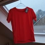 Sport t shirt maat 116 fluoriserend oranje, Ophalen of Verzenden, Sport- of Zwemkleding