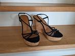 Leuke sleehakken mt 39, H&M, Zwart, Zo goed als nieuw, Sandalen of Muiltjes