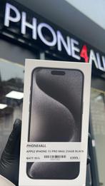 APPLE IPHONE 15 PRO MAX NATUREL BLACK BLUE  256GB, Ophalen of Verzenden, Nieuw, Zonder abonnement, Zonder simlock
