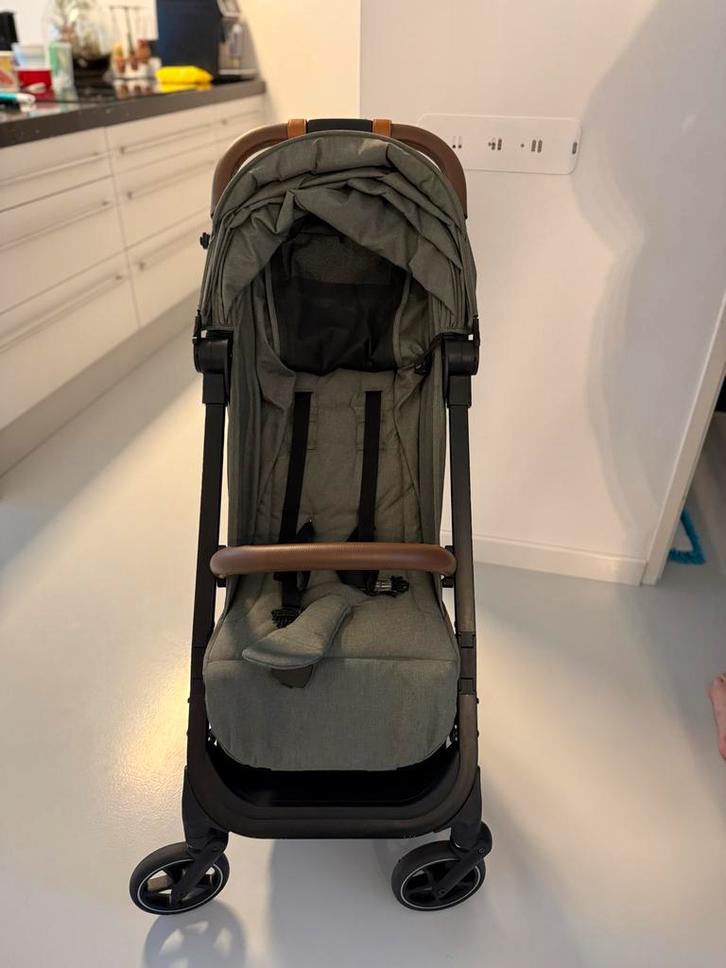 Novi Baby Sky Green Melange Buggy, Kinderen en Baby's, Buggy's, Zo goed als nieuw, Overige merken, Regenhoes, Verstelbare rugleuning