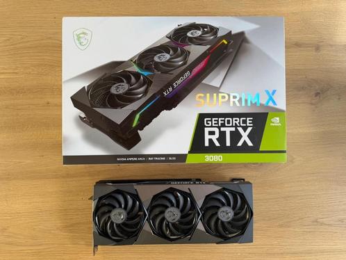 MSI RTX 3080 Suprim X 10G, Computers en Software, Videokaarten, Zo goed als nieuw, Nvidia, PCI-Express 4.0, GDDR6, Ophalen of Verzenden