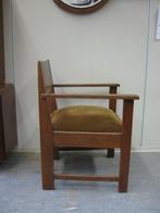 Art Deco stoel, Haagse A'damsche School, L.O.V., jaren 20/30, Ophalen, Gebruikt, Overige kleuren, Stof
