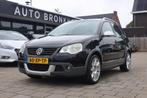 Volkswagen Polo 1.4-16V CROSS I AIRCO I TREKHAAK I SCHUIFDAK, Voorwielaandrijving, Gebruikt, 82 pk, Zwart