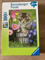 Ravensburger puzzle poes 100 stukjes zgan, Ophalen of Verzenden, Minder dan 500 stukjes, Zo goed als nieuw, Legpuzzel