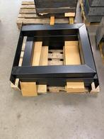 4 x Nieuwe zwart gecoate u poten, Huis en Inrichting, Tafelonderdelen, Ophalen, Zo goed als nieuw, Rond, 50 tot 100 cm