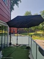 Hawaii zweefparasol 300x300 cm carbon black, Tuin en Terras, Parasols, Ophalen, Gebruikt, 2 tot 3 meter, Zweefparasol