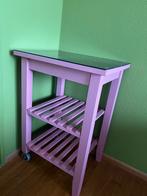 Ikea bekvam roltafel trolley koffie tafel, Ophalen, Gebruikt, 100 tot 150 cm, 50 tot 100 cm