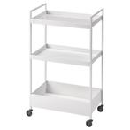 Ikea nissafors trolley, Ophalen, Wit, 50 tot 100 cm, Zo goed als nieuw