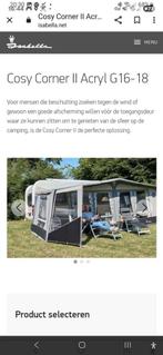Isabella Cosy Corner G16/G18 - Zo goed als nieuw, Caravans en Kamperen, Ophalen of Verzenden