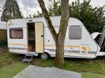 Top caravan Delta rondzit frans bed bank airco verwarming, Caravans en Kamperen, Rondzit, Delta, Tot en met 4, Kachel