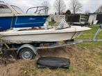 Speedbootje met trailer zonder bb motor, Watersport en Boten, Gebruikt, Minder dan 15 m², Overige typen, Ophalen of Verzenden