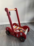 Leuke loopwagen met blokken!, Ophalen, Zo goed als nieuw, Duw- of Trekspeelgoed