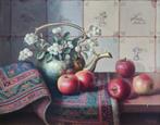 E. P. Moleveld (1946) - Stilleven met sneeuwbessen en appels, Ophalen of Verzenden
