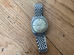 Vintage Mechanisch Stalen Polshorloge Union Dag Datum, Sieraden, Tassen en Uiterlijk, Horloges | Heren, Ophalen of Verzenden, Staal