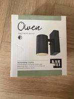 Twee stuks buitenlamp Owen van de Karwei, Minder dan 50 watt, Wandlamp, Nieuw, Ophalen of Verzenden