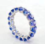 witgouden ring(14k) met 7.25ct Tanzaniet, maat: 17.5mm, Sieraden, Tassen en Uiterlijk, Nieuw, Goud, Blauw, Met edelsteen