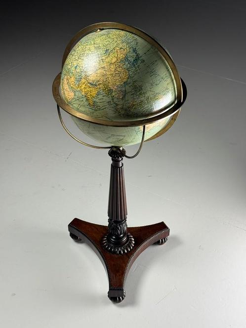 19e eeuwse staande Globe William IV Periode, Huis en Inrichting, Woonaccessoires | Wereldbollen, Ophalen