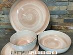Serviesset 6 personen 24 delig Peach Baltic, Keramiek, Nieuw, Ophalen of Verzenden, Bord(en)