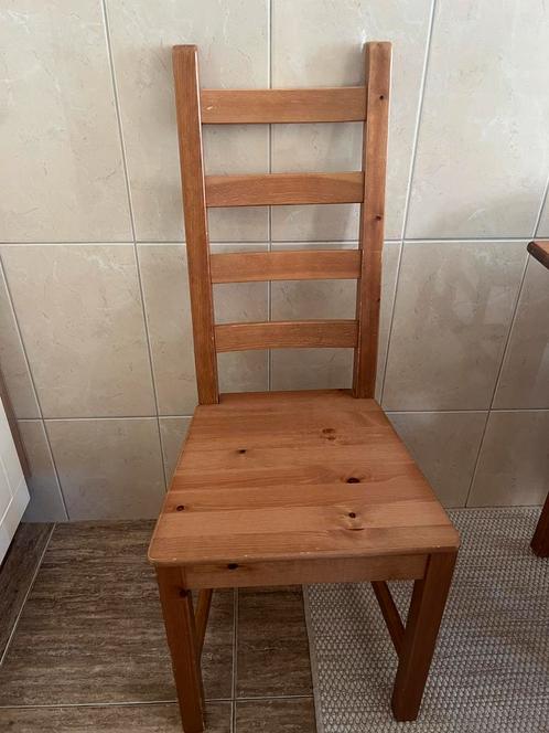 Eettafel + stoelen, Huis en Inrichting, Tafels | Eettafels, Gebruikt, 50 tot 100 cm, Vijf personen of meer, Rechthoekig, Ophalen of Verzenden