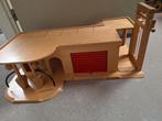 Grote houten garage.74 x 38/51 cm, Ophalen of Verzenden, Zo goed als nieuw, Overige typen